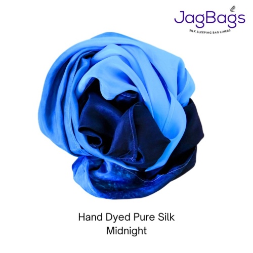 JagBag Long Silk Scarf - Midnight